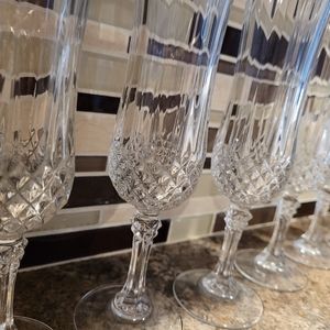Crystal Champagne Flutes